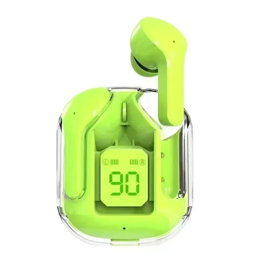 Wireless Bluetooth Headphones Tws in -ear Wireless Earphones with Microphone Led Display for Call Game Music Sports