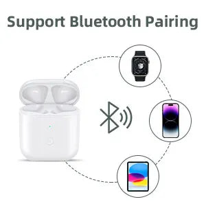 Replacement Wireless Charging Box Case For Airpods 4 3 2 1Bluetooth-Compatible Airpods Pro 1 2 Charger Case Earphone Accessories